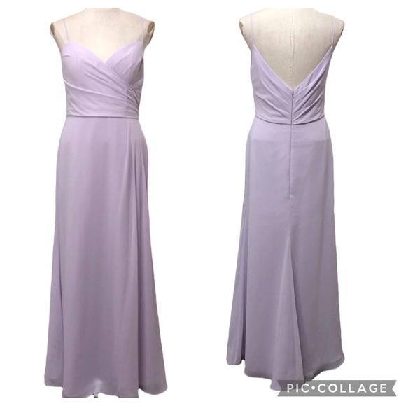 Hayley Paige Occasions Dresses & Skirts - Hayley Paige Pleated Bust Lilac Purple Formal Dress Gown Size 8 Style 4603